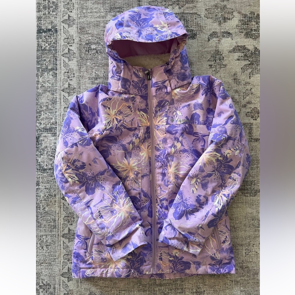 Columbia Purple Arctic Trip Interchange Jacket Kids